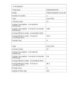 Rangemaster Professional + 90 Ceramic User manual