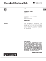 Hotpoint E320SKIX Operating instructions