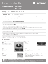 Hotpoint FETC70CP User manual