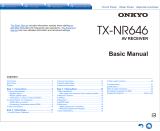 ONKYO TX-NR646 User manual