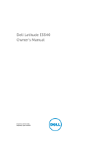 Dell E5540 User manual