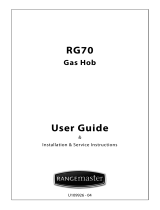 Rangemaster RG70 Gas Hob  User guide