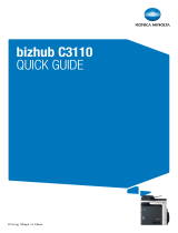 Konica Minolta C3110 User guide