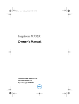 Dell Inspiron M731R Owner's manual