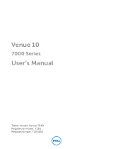 Dell Venue 7040 User manual