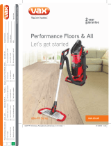 Vax Performance Floors and All Pets & Family Owner's manual
