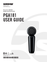Shure PGA181-XLR User manual