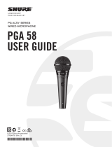Shure PGA58 User manual