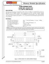 Kingston Technology KVR133X64C3/512 Datasheet