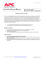 APC WEXTWAR1YR-SB-11 Datasheet
