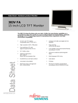 Fujitsu 15IN TFT MONITOR Datasheet