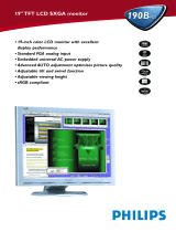 Philips 190B4CS Datasheet