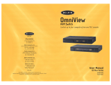 Belkin F1DZ104T - OmniView SE Plus Series KVM Switch User manual