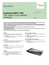 Fujitsu KEYBOARD KBPC USB ""D"" LB Datasheet