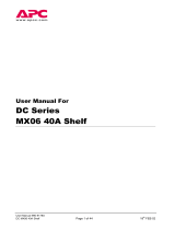 APC DC Series User manual