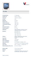 V7 L17EB Datasheet