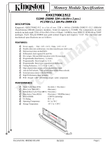 Kingston Technology KHX2700K2/512 Datasheet