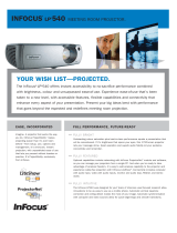 Infocus LP540 Datasheet