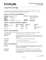 Lexmark Linea Print Cartridge Datasheet