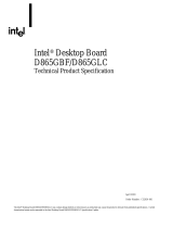 Intel D865GLC Datasheet