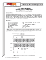 Kingston Technology KVR100X72RC2/256 Datasheet