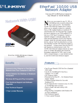 Linksys USB100TX-EU Datasheet