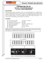 Kingston Technology KVR266X72RC25L/2G Datasheet