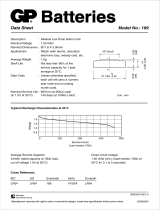 GP Batteries 050EU189-U1 Datasheet