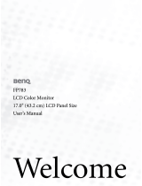 BenQ FP783+ Owner's manual