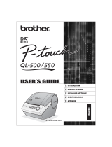 Brother QL 550 - P-Touch B/W Direct Thermal Printer User manual