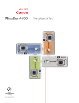 Canon PowerShot A400 Silver User manual