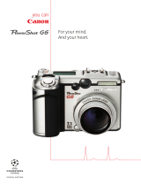 Canon PowerShot G6 Datasheet