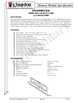 Kingston Technology KHX4300D2/256 Datasheet