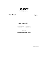 APC 3000 VA User manual