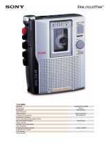 Sony TCM-200DV Datasheet
