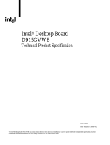 Intel BLKD915GVWB User manual