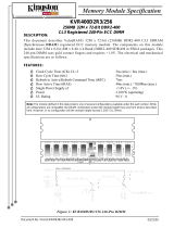 Kingston Technology KVR400D2R3/256 Datasheet