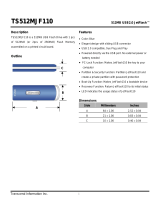 Transcend TS512MJF110 Datasheet