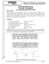 Kingston Technology KVR333X72BRC25/1G Datasheet