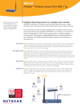 Netgear WG102 Datasheet