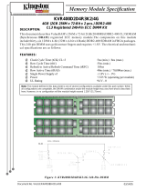 Kingston Technology KVR400D2D4R3K2/4G Datasheet