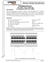 Kingston Technology KVR400D2S4R3/1GI Datasheet