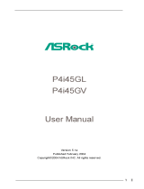 ASROCK P4I45GV R5.0 User manual