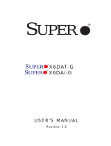 Supermicro MBD-X6DAT-G-O User manual