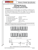 Kingston Technology 266X72RC25L/1G Datasheet