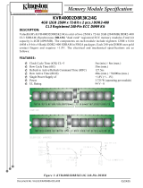 Kingston Technology KVR400D2D8R3K2/4G Datasheet