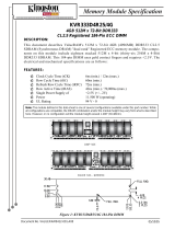 Kingston Technology KVR333D4R25/4G Datasheet