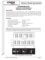Kingston Technology KVR400S8R3A/256 Datasheet