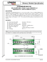 Kingston Technology KVR400S4R3AK2/1G Datasheet