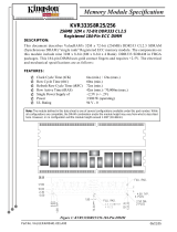 Kingston Technology KVR333S8R25/256 Datasheet